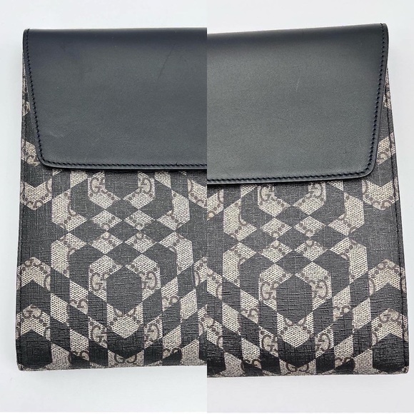 Authentic Gucci Supreme Canvas Caleido Print large Clutch - Picture 11 of 11